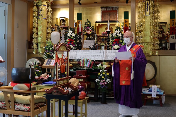 20200829施餓鬼供養　住職による法話